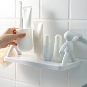 Wall Hanging Bathroom Storage Human Hook