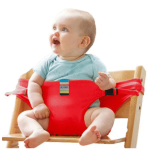 Baby Chair Travel Foldable Washable for Dinning with Safety Belt
