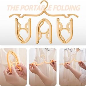 6 Pcs Travel Folding Clothes Hangers