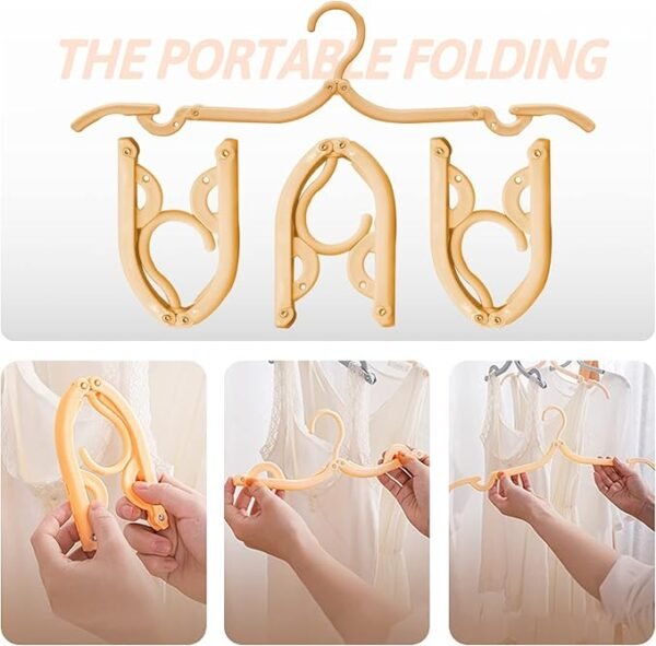 6 Pcs Travel Folding Clothes Hangers