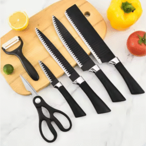 6pcs Stainless Steel Chef Knife Set